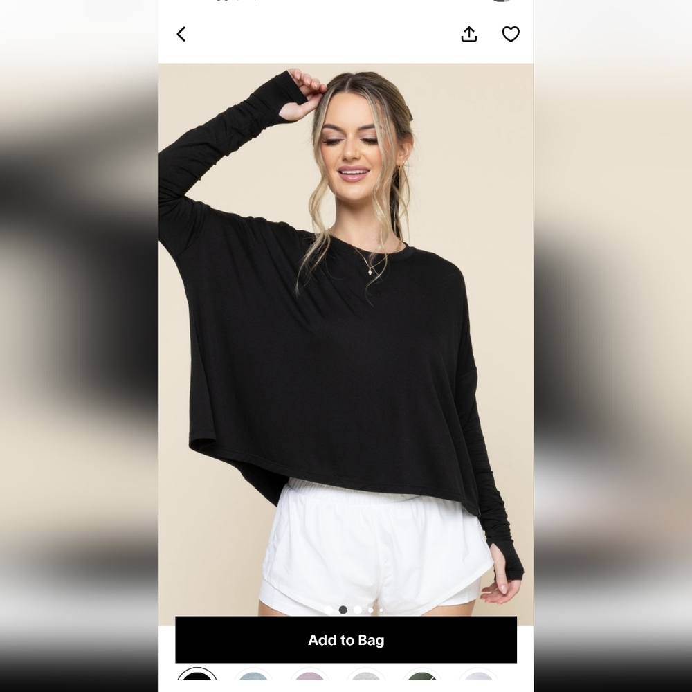 POPFLEX The Perfect Long Sleeve Top